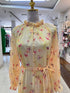 Summer Floral Print Long Sleeves Long Maxi Dresses